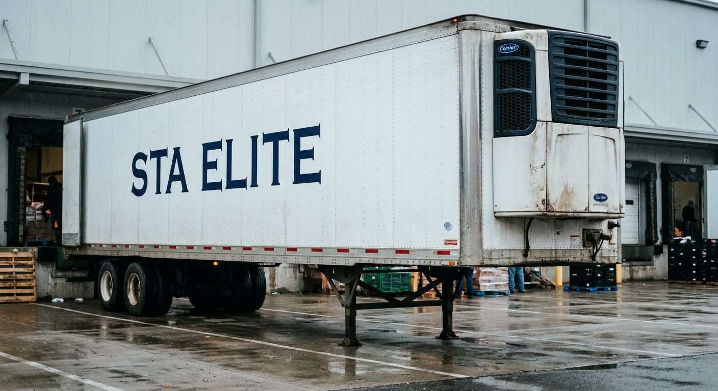 Remorque réfrigérée STA Elite à quai